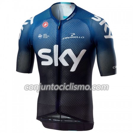 Maillot mangas cortas 2019 Team Sky N001